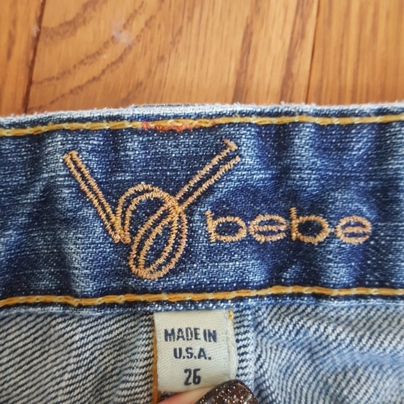 Bebe Distressed Jeans - Picture 5 of 8